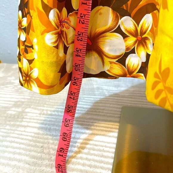 Vintage Tropicana Hawaiian floral maxi dress size 10 - Picture 3 of 12